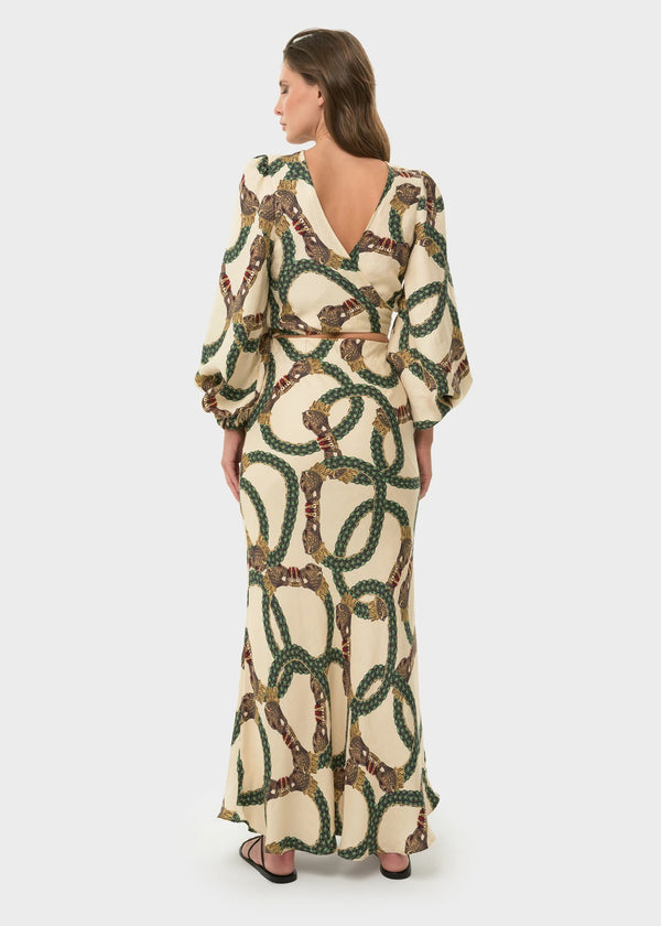 Celine Maia Wrap Top