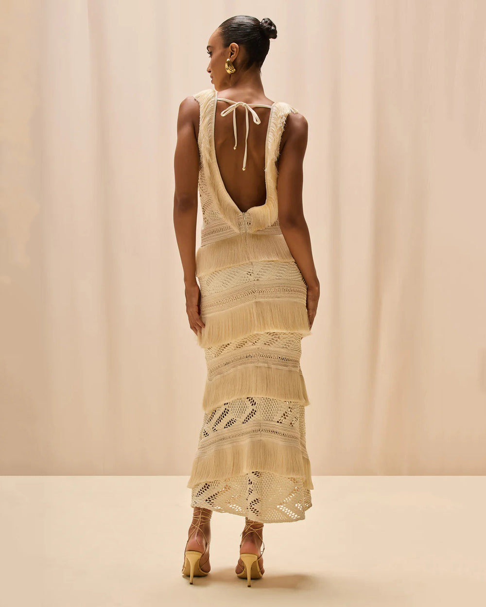 PatBo Lyra Mesh Maxi Dress