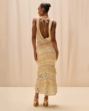 PatBo Lyra Mesh Maxi Dress