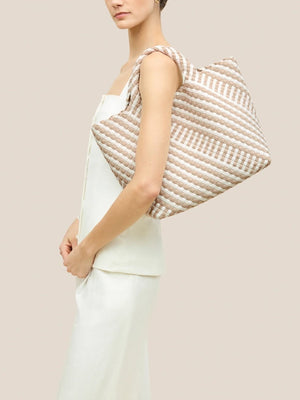 St. Barths Medium Tote Striped Geo