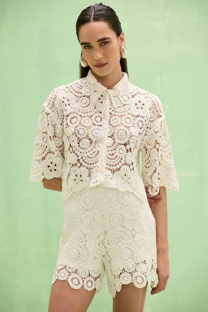 Gal Embroidery Top