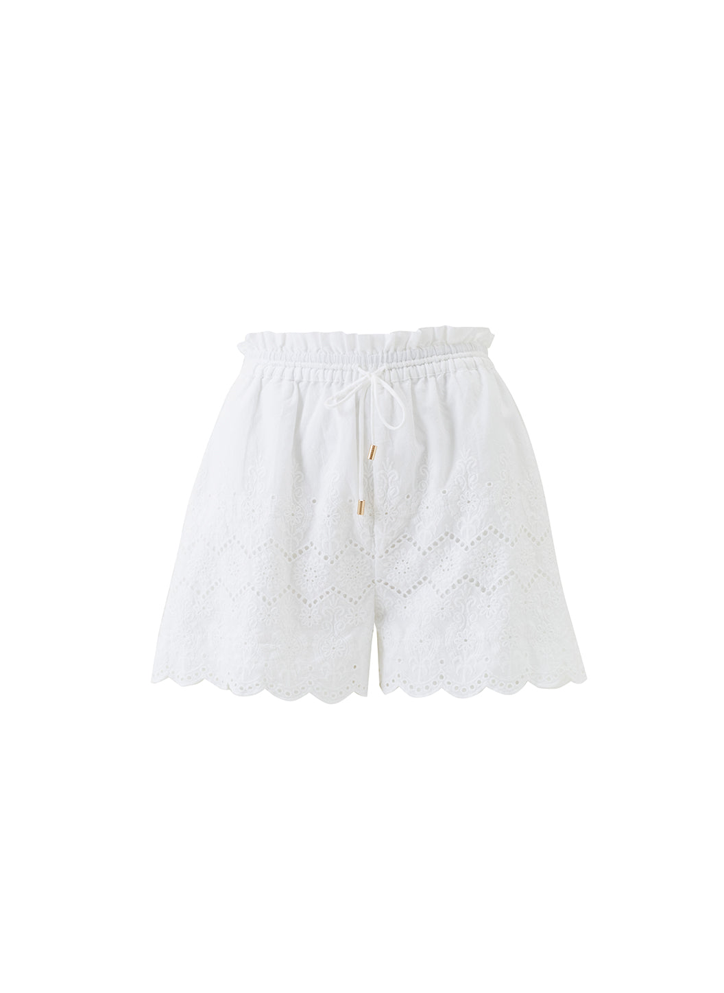 Melissa Indy White Shorts | Marina St Barth