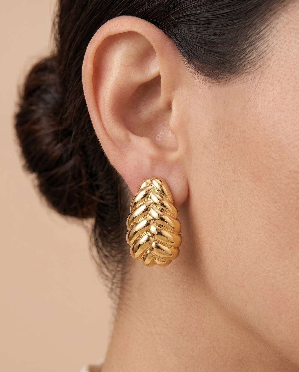 Tay Heavy Braided Earrings