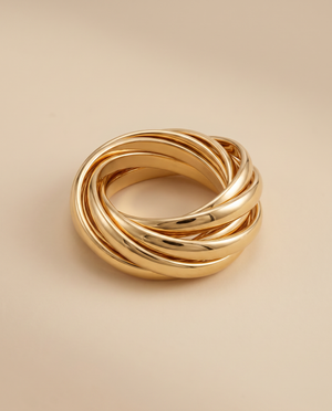 Tay Turban Ring Gold