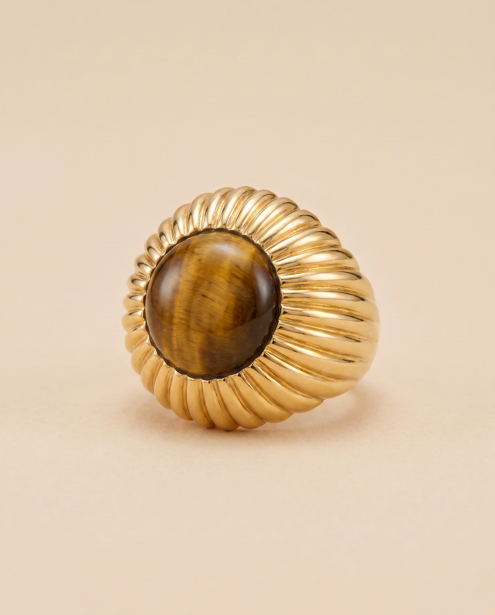 Tay Tiger Eye Begum Ring