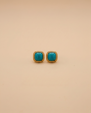 Tay Double Wire Cushion Studs Small by Tay from Marina St Barth