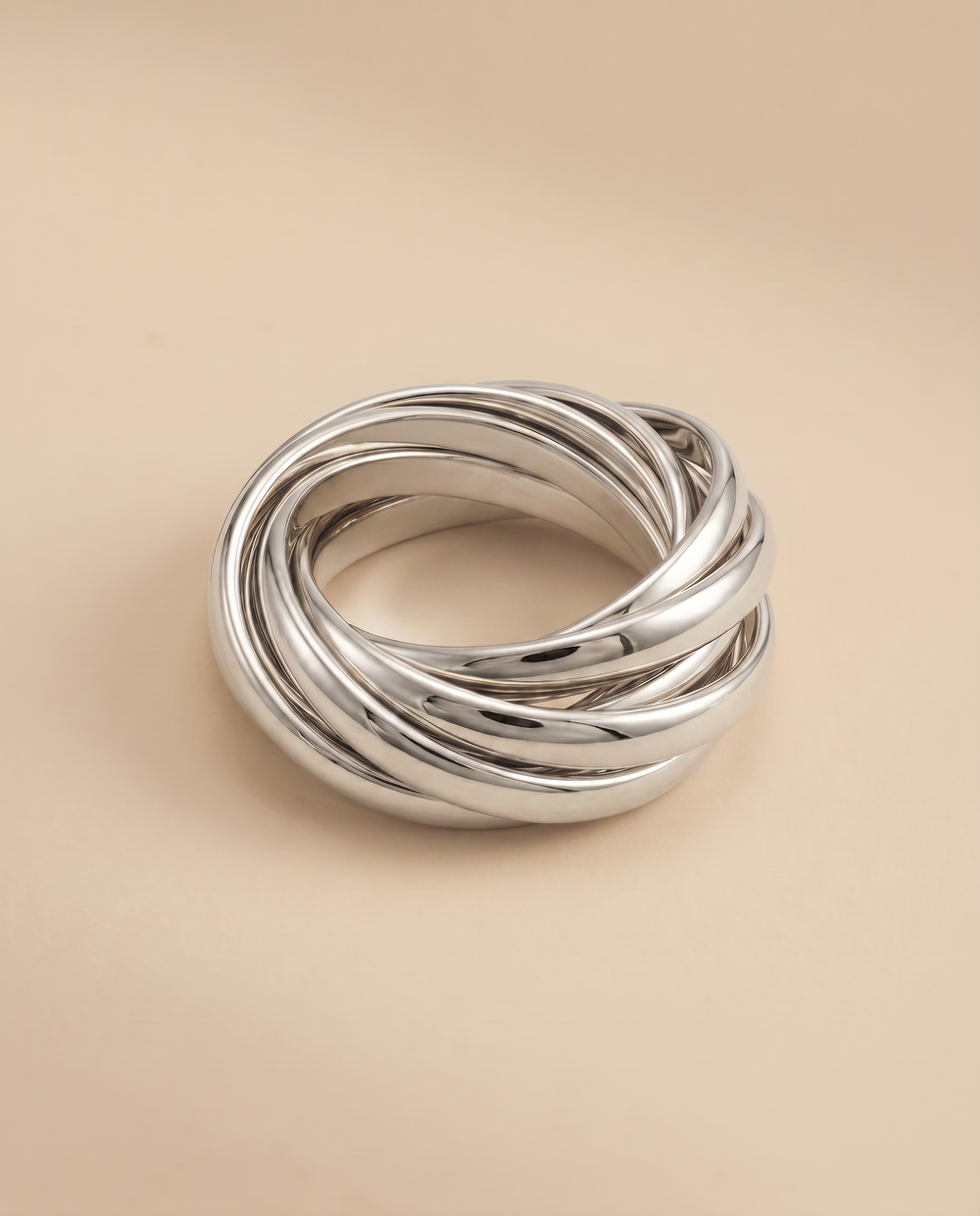 Tay Turban Ring Silver