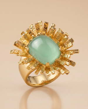 Tay Phrenite Set Urchin Ring