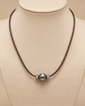 Pearl and Diamond Choker Necklace