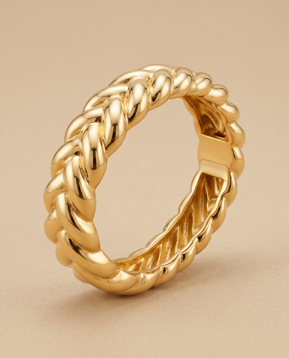 Tay Heavy Braid Hinged Cuff