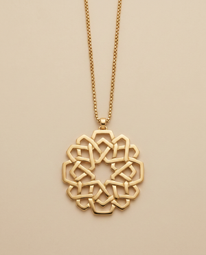 Tay Damascus Pendant on Chain