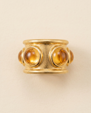Tay Citrine Set Guinevere Ring