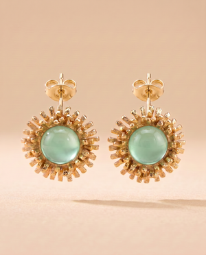 Tay Phrenite Set Urchin Earrings