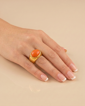Tay Coral Set Tube Ring