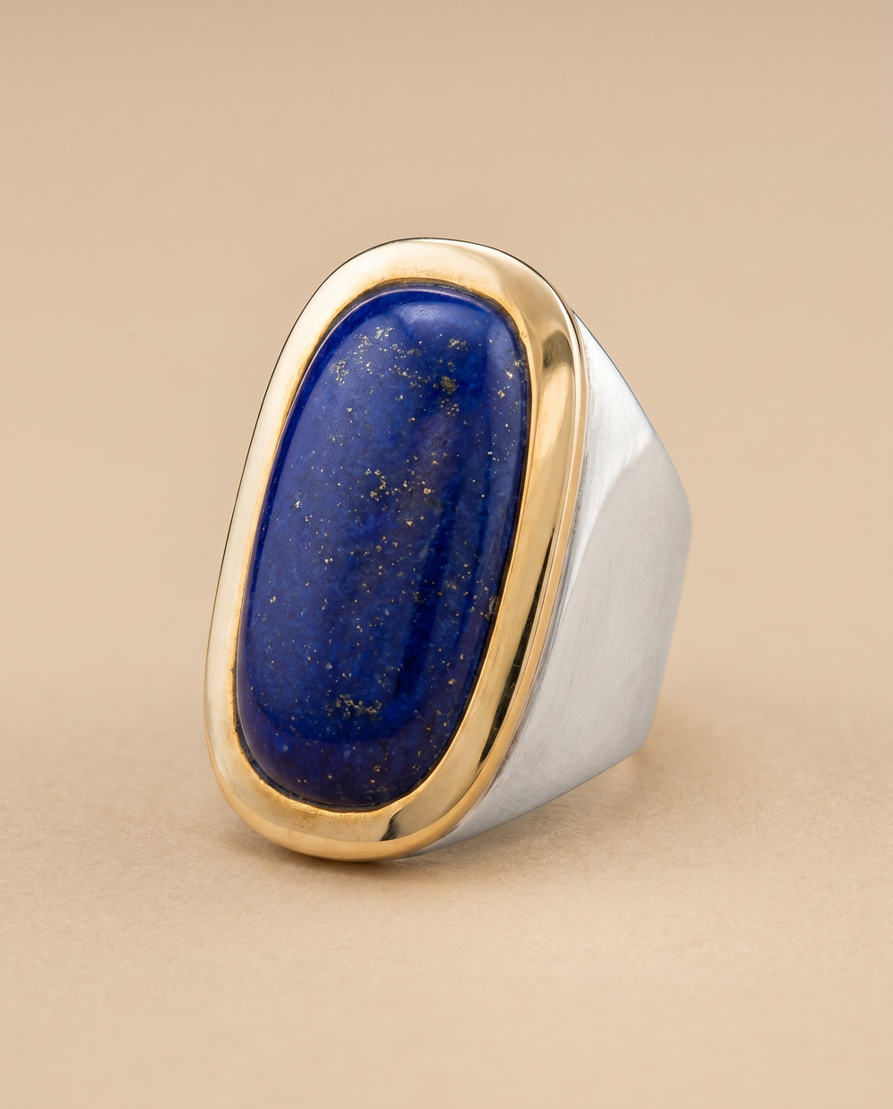 Tay Lapis Lazuli Set Long Debs Ring