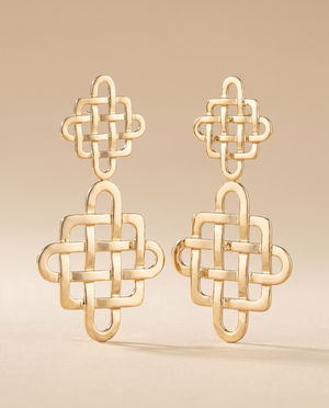 Tay Kano Knot Eardrops by Tay from Marina St Barth