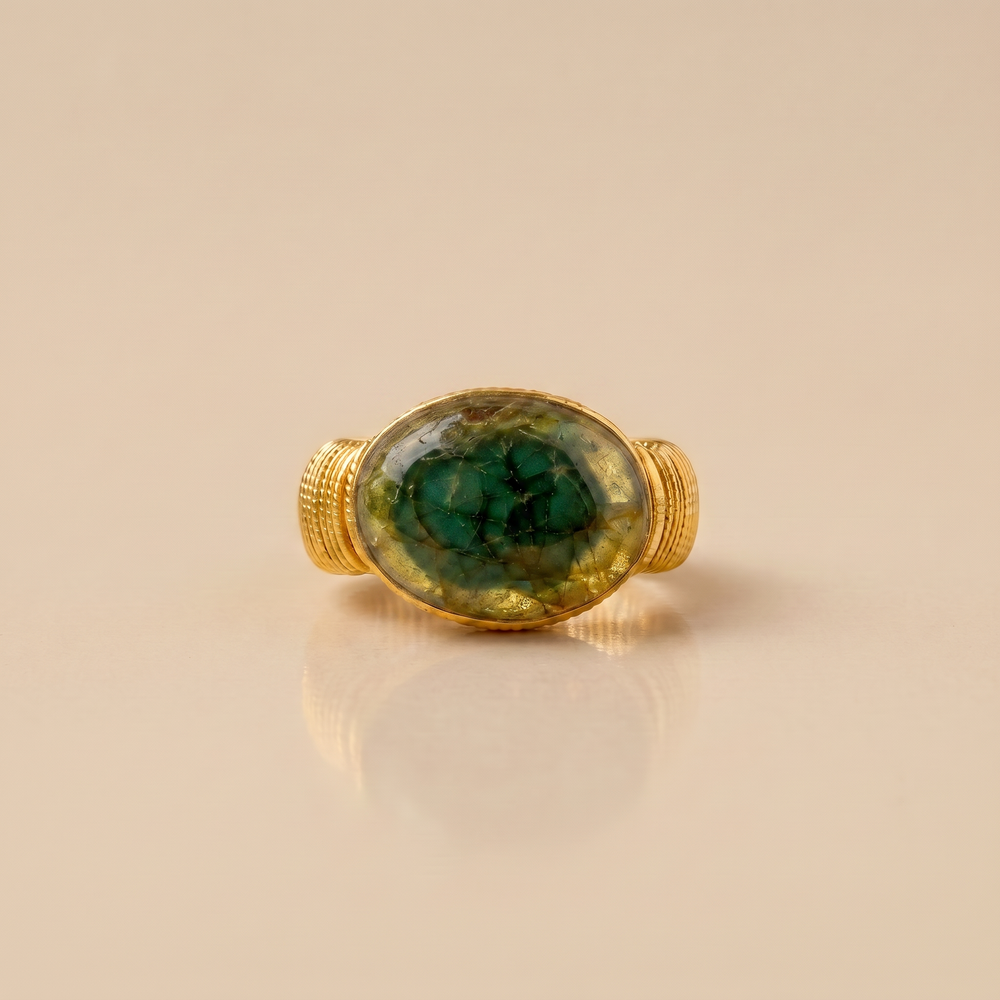 Tay Labradorite Set Wirewrap Ring
