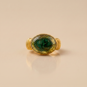 Tay Labradorite Set Wirewrap Ring
