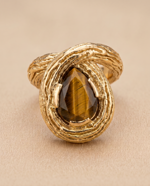 Tay Tiger's Eye Set Talia Ring