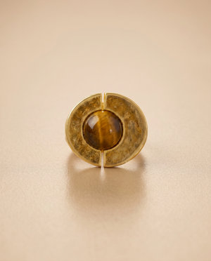 Tay Gemset Ovioid Ring
