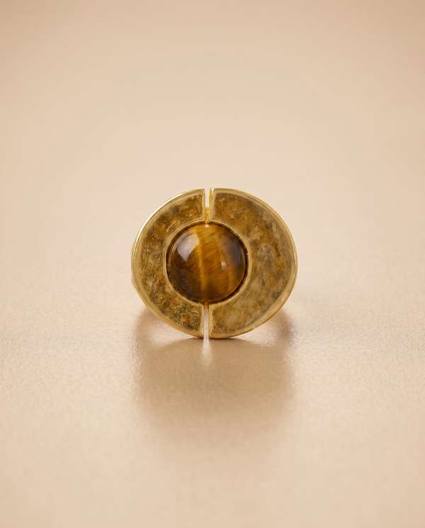 Tay Gemset Ovioid Ring