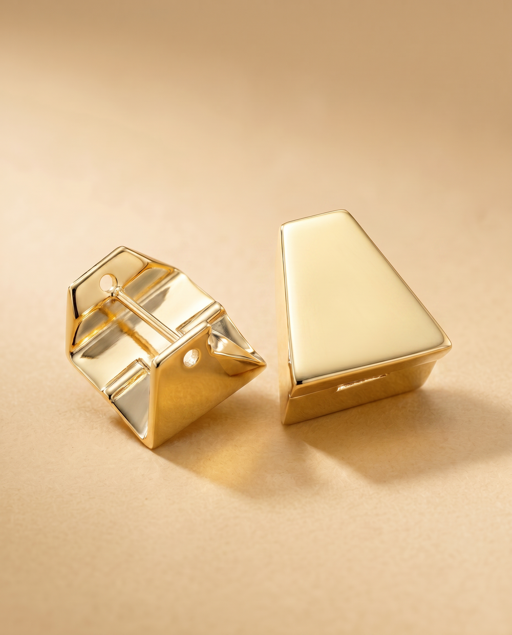 Tay Gold Stirrup Earhoops