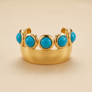 Tay Amazonite Set Coronet Cuff