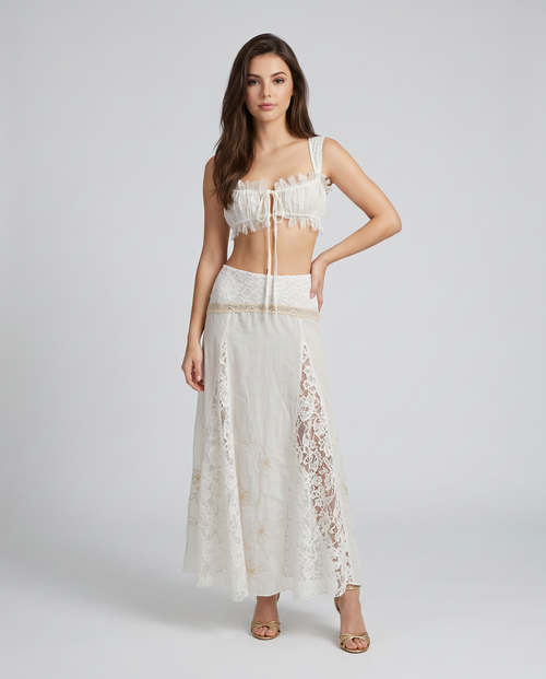 Crop Top Lace Claudia Cotton ref 278T