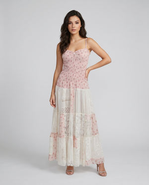 Dress Long Flowers ref 331