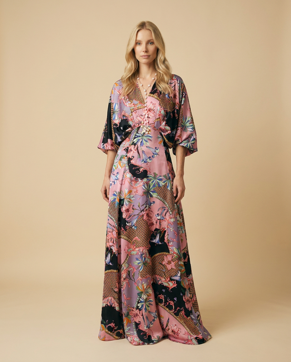Oud Naomie Twill Flower Dress