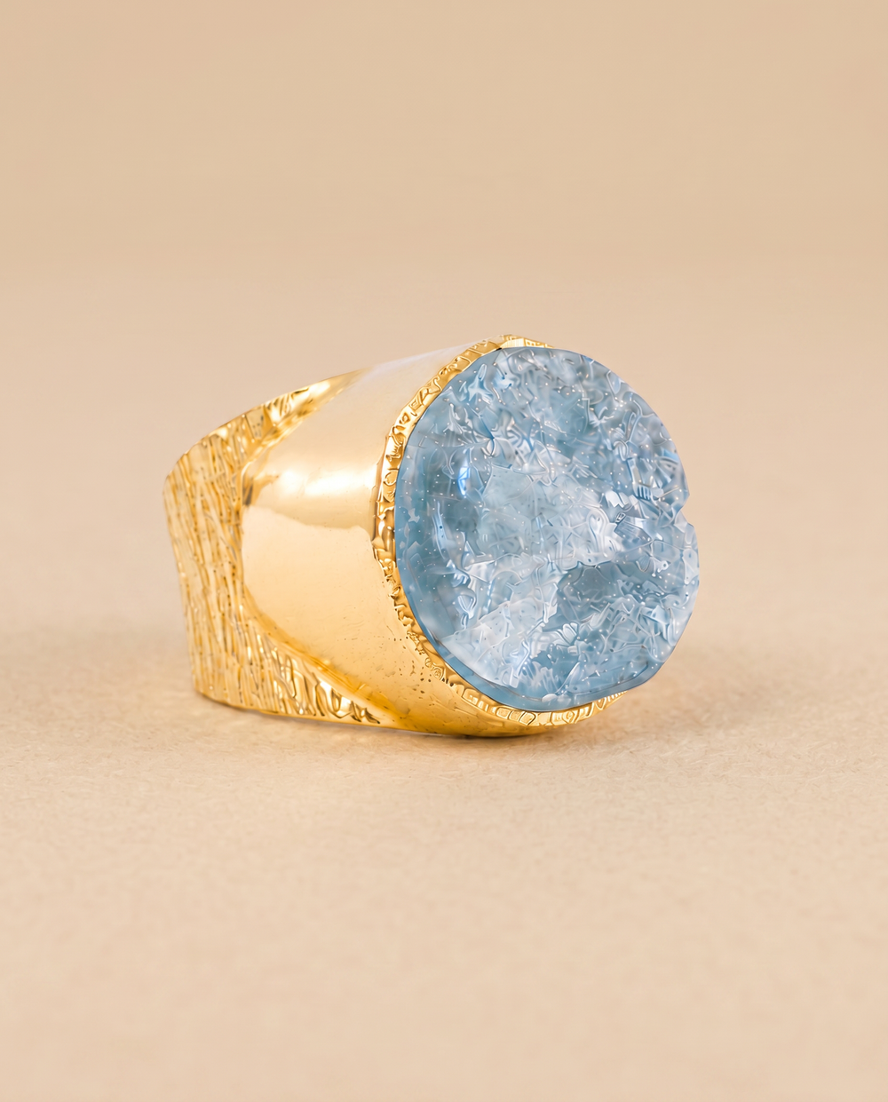 Lassanai Aquamarine Boss Ring