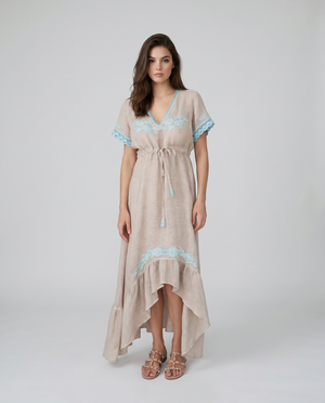 Vanita Rosa Mandy Long Dress