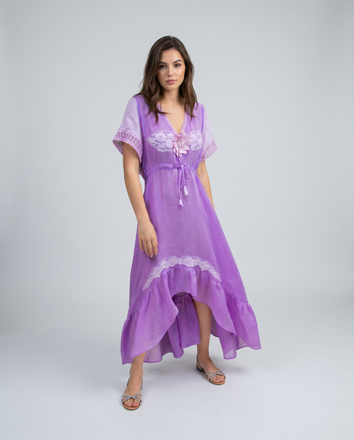 Vanita Rosa Mandy Long Dress
