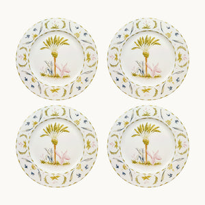 Marina Palms Dinner Plates (Set Of 4) - Premium  from Marina St Barth - Just $320! Shop now at Marina St Barth