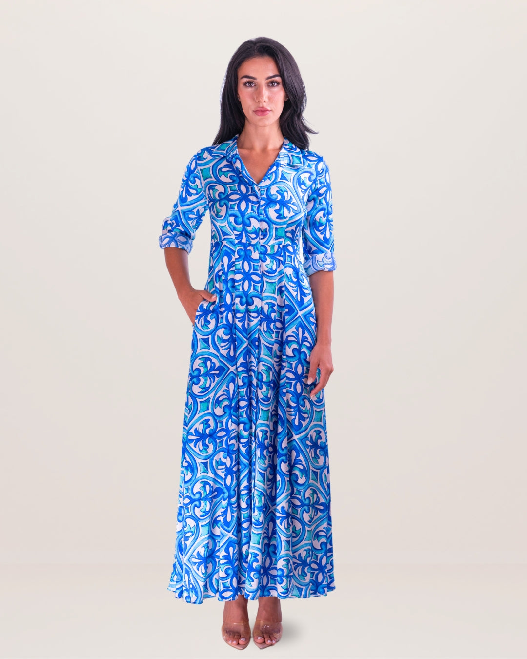 Spolverino Silk Dress - Premium Long Dresses from Marina St. Barth - Just $699! Shop now at Marina St Barth