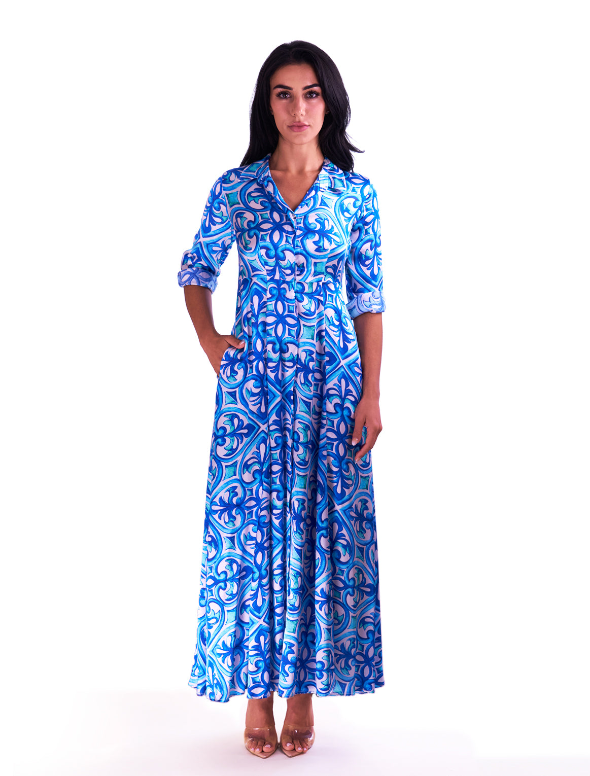 Spolverino Silk Dress - Premium Long Dresses from Marina St. Barth - Just $699! Shop now at Marina St Barth