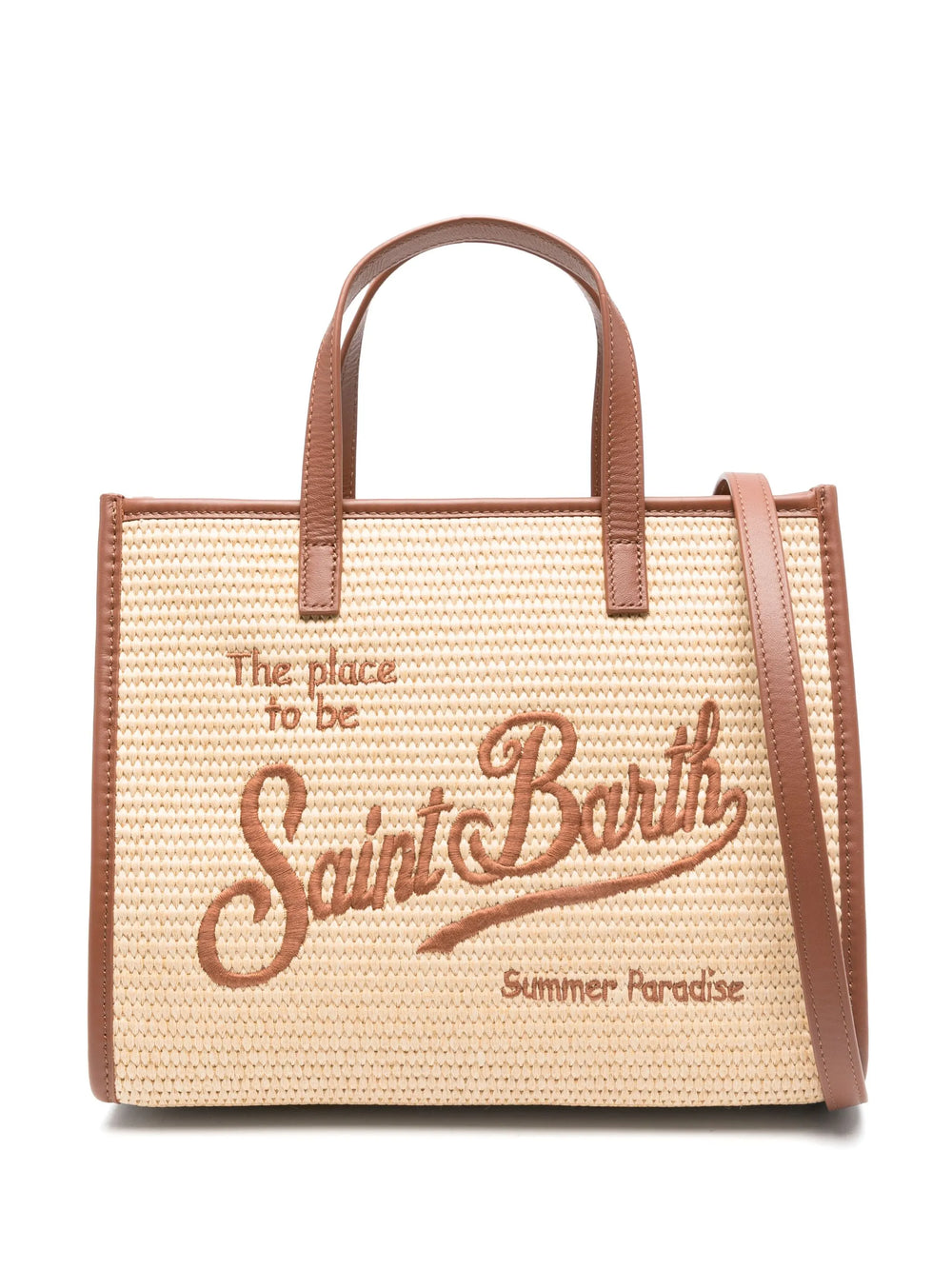 Vivian Midi Straw Handbag