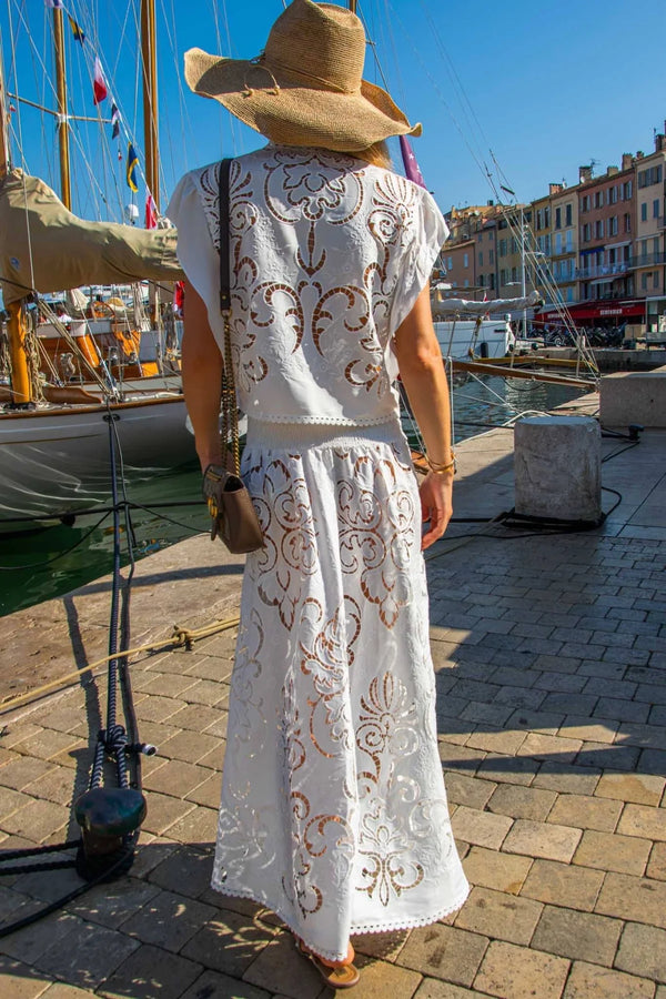 Vanita Rosa Mia Long Skirt