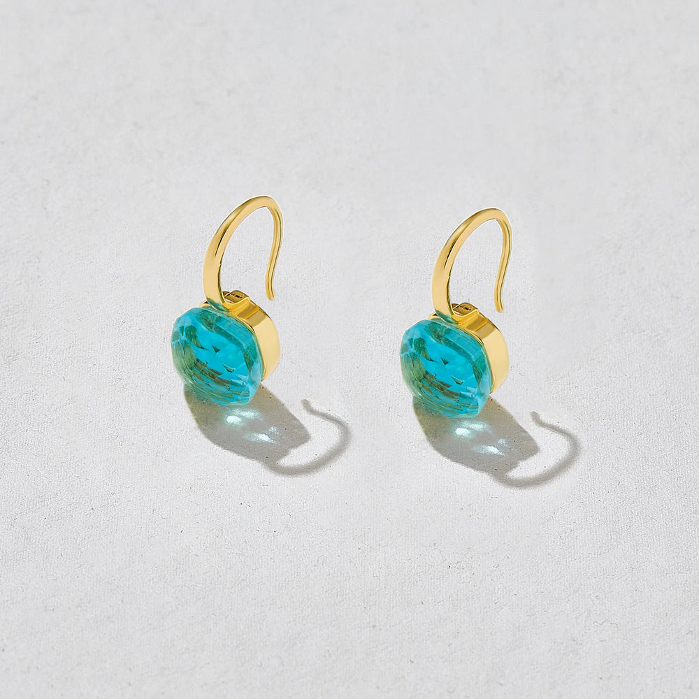 Miami Shores Aqua Earrings