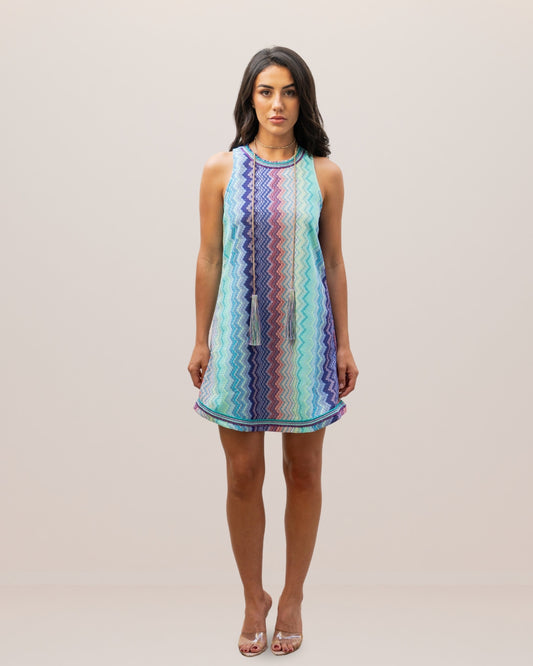 Mosaic Short Dress - Premium Short dress from Pho Firenze - Just $295! Shop now at Marina St Barth