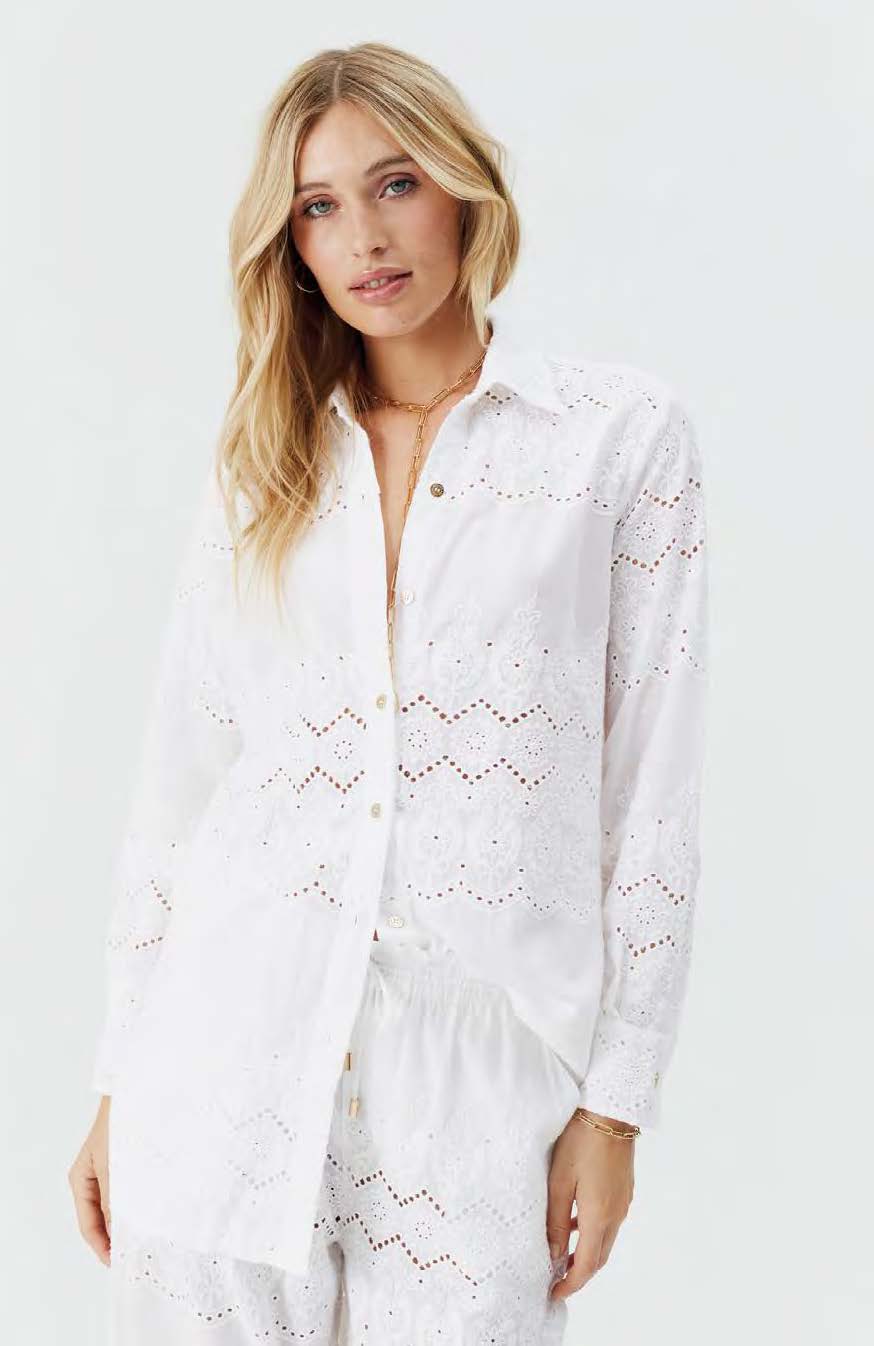 Melissa Orla Shirt - Premium Shirt from Melissa Odabash - Just $210! Shop now at Marina St Barth