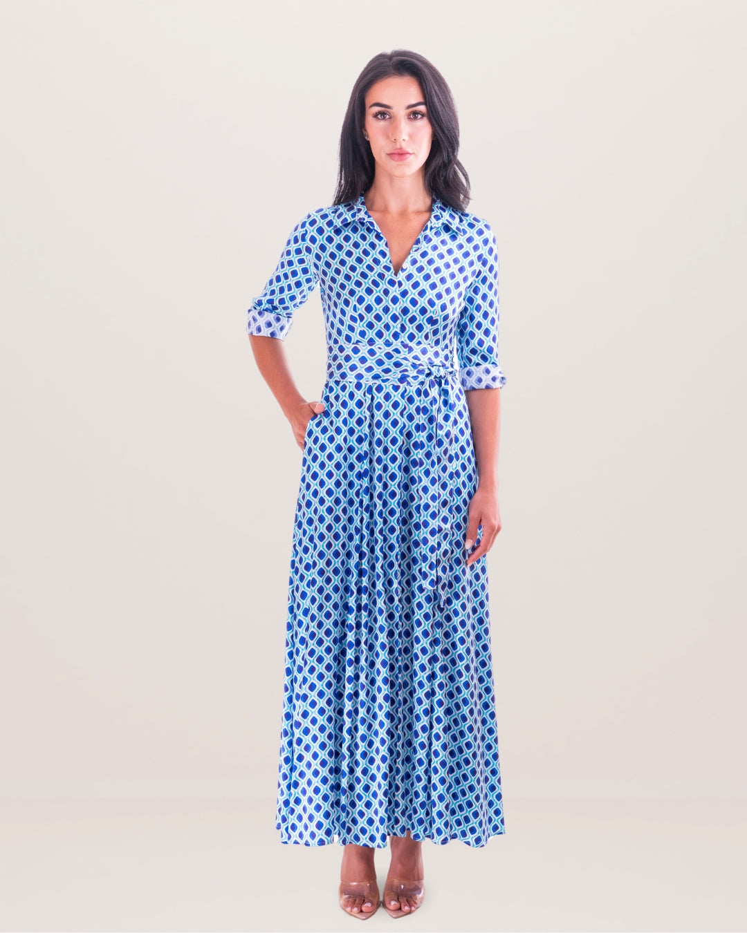 Shirt Dress Silk - Premium Long Dresses from Marina St. Barth - Just $699! Shop now at Marina St Barth