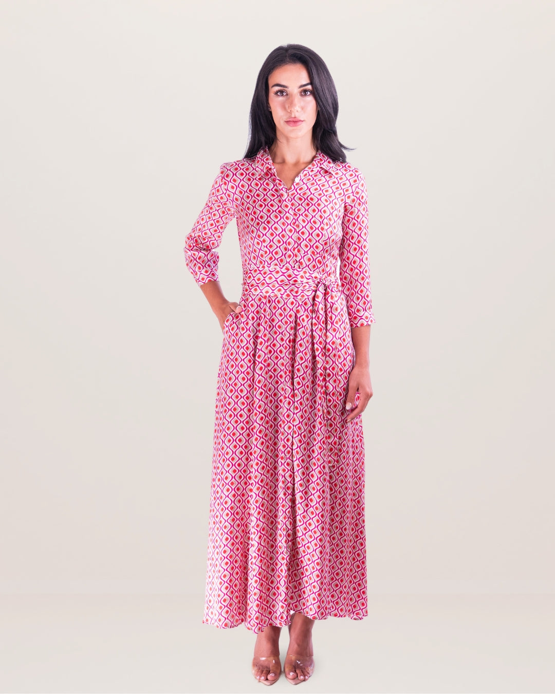 Shirt Dress Silk - Premium Long Dresses from Marina St. Barth - Just $699! Shop now at Marina St Barth