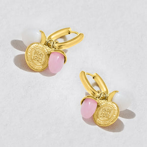 Oasis Pink Gemstone Earrings