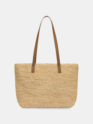 Raffia City Tote Flowers
