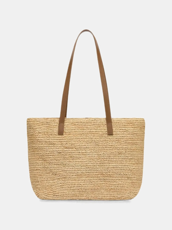 Raffia City Tote Flowers
