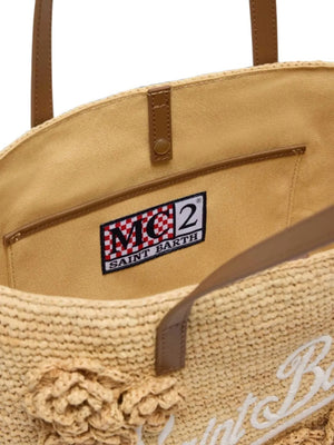 Raffia City Tote Flowers