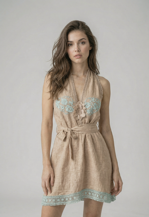 Vanita Rosa Riri Dress Linen by Vanita Rosa from Marina St Barth