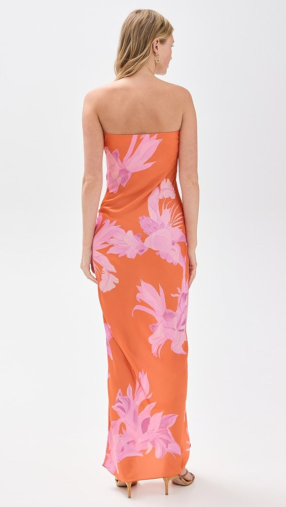 Strapless Maxi Dress Casey - Premium Dress from Rococo & Sand - Just $298! Shop now at Marina St Barth