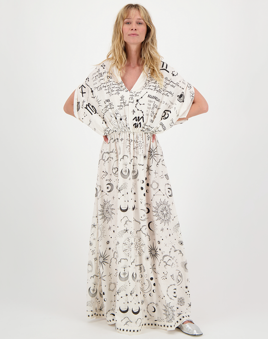 Me369 Rose Kaftan Dress Zodiac - Premium Kaftan from Me 369 - Just $465! Shop now at Marina St Barth